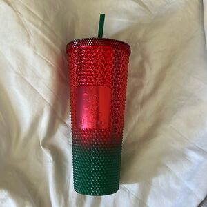 Brand new! Red and Green Disneyland Resort Starbucks Tumbler